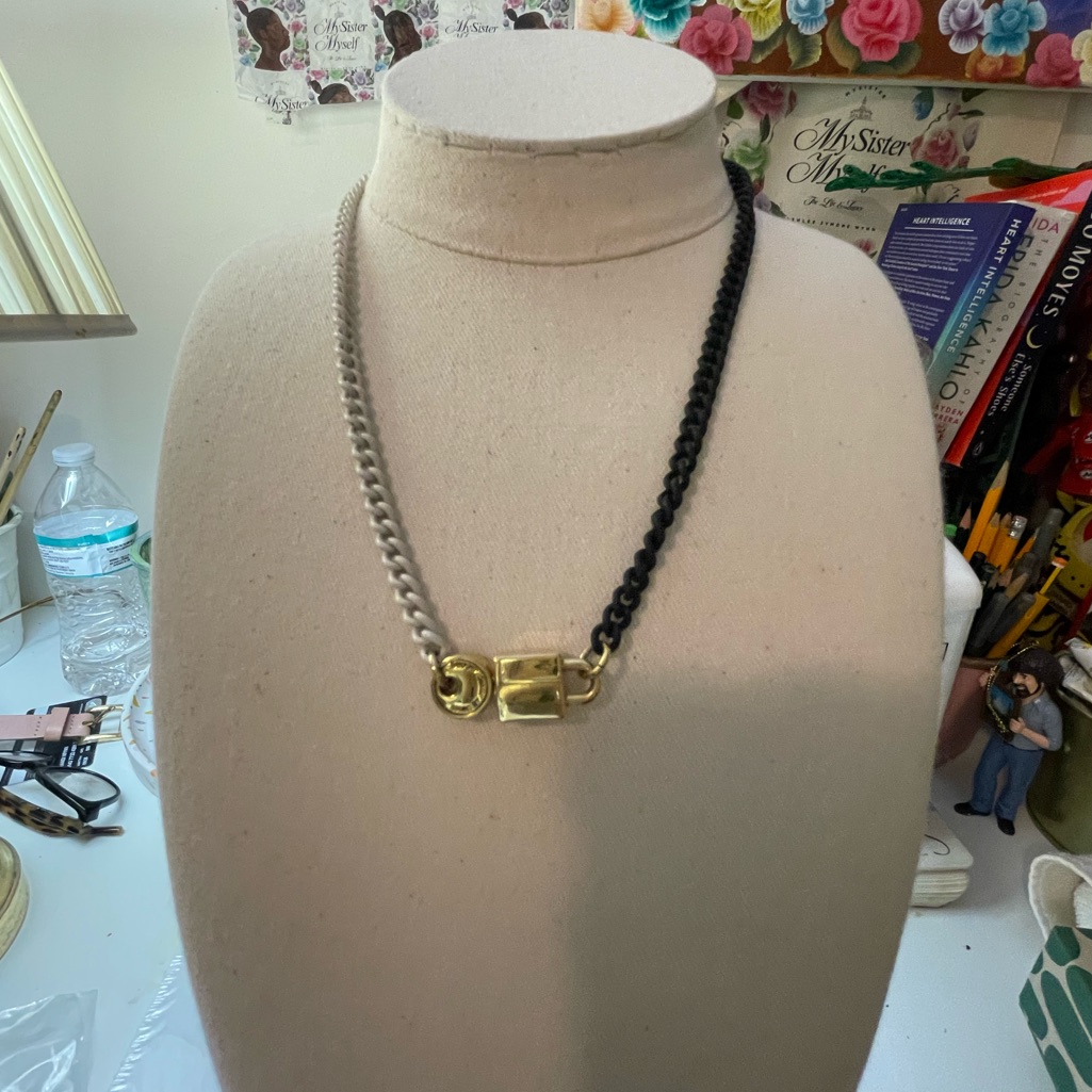 Marc By Marc Jacobs Black And White Necklace